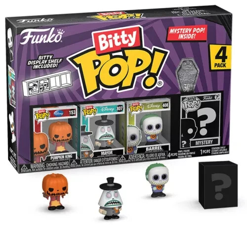 Funko Bitty Pop! - Pumpkin King ☆ The Nightmare Before Christmas ☆ 4-Pack Sealed-image