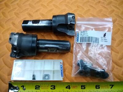 Lot Of 2pcs SECO 2'' O.D. FACE MILL R217.33-02.00-3-12 SE..1203 INSERTS 2.0 USA