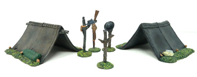 BRITAINS 17440 ACW PUP ZELTE CAMP SET MASSSTAB 1:32 MIB