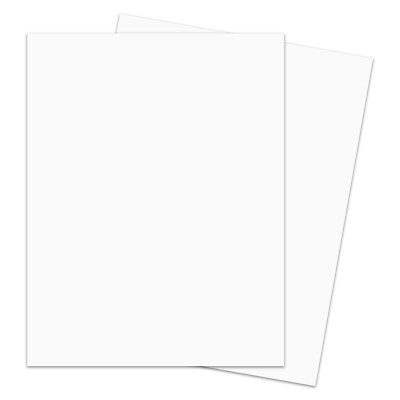 White Thick Cardstock Paper - 8.5 x 11 - Heavy 110lb Index (199gsm) - 50 Sheets