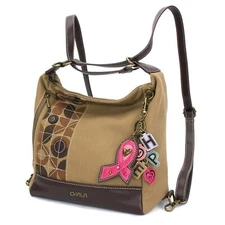 CHALA RETRO CONVERTIBLE PURSE - CHARMING CHARMS PINK RIBBON - NWT