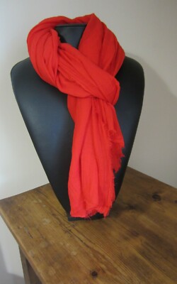 Foulard Écharpe Chèche Rouge - Neuf Sans Étiquette - Pour Homme