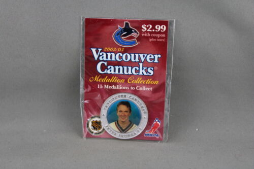 Pièce des Canucks de Vancouver (rétro) - collection d'équipe 2002 Peter Skudra - pièce en métal - Photo 1/4