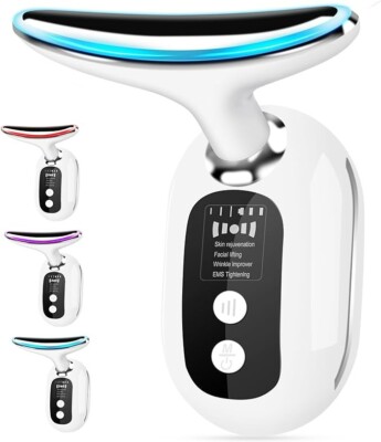 Facial Massager, Neck Tightening Device, Face Neck Massager, Skin Rejuvenation.