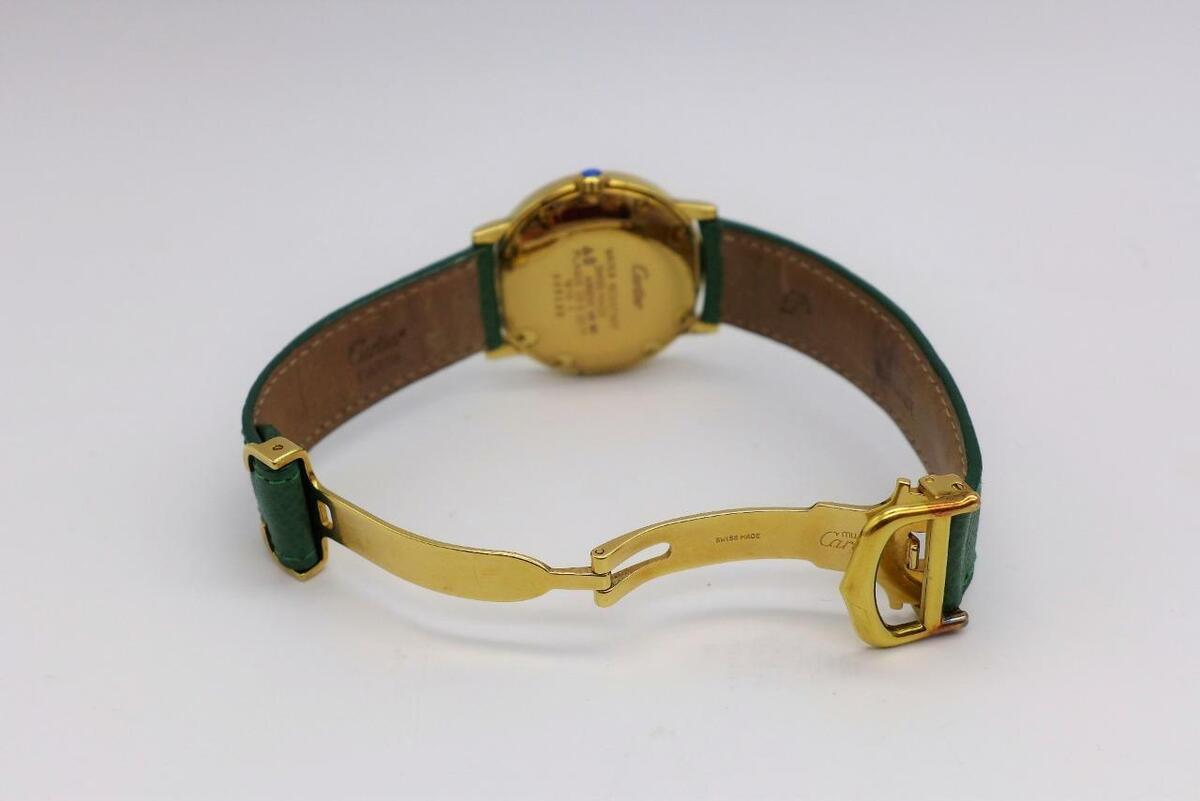 Cartier Must de Cartier Silver 925 Gold Plated Swiss Cartier Must de Cartier Silver 925 Gold Plated Swiss