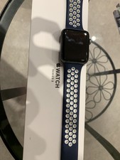 Apple Watch Series 3 Nike+ 38mm Cassa in Alluminio Cinturino in Silicone,  Unisex Smartwatch - Antracite/Nero (MTF12QL/A) | Acquisti Online su eBay