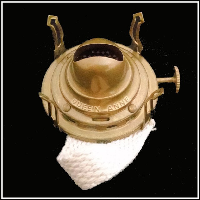 BEST QUALITY AVAILABLE REPLACEMENT 0 QUEEN ANNE ANTIQUE BRASS OIL LAMP
