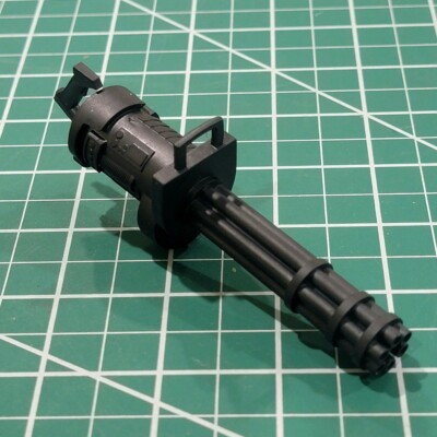 Custom Sci-fi Minigun resin 1/10 scale McFarlane Legends Classified Mini Gun  