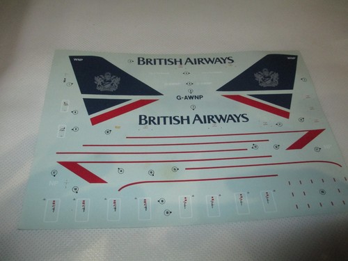 AIRFIX  DECALS 1:144 BOEING 747 BRITISH AIRWAYS  DECAL SET - Picture 1 of 2