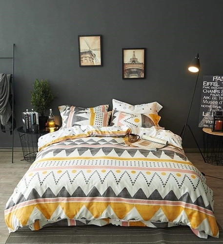 King Modern Boho Tribal Bedding Aztec 
