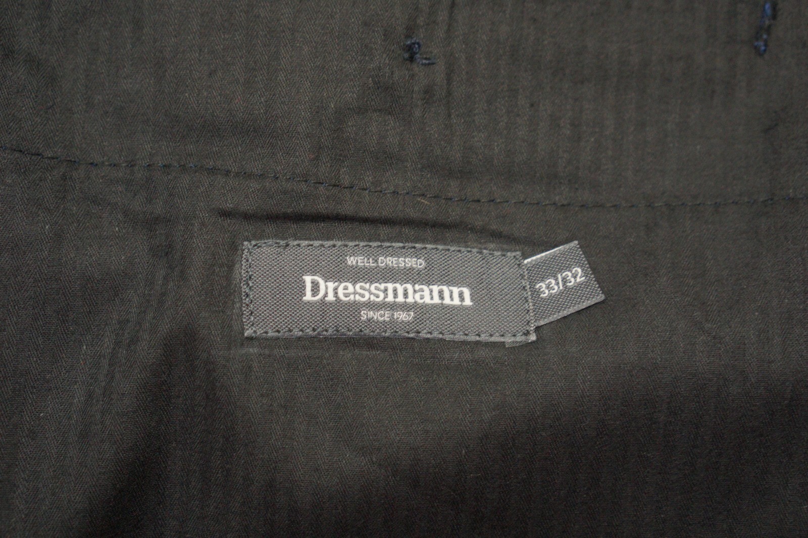 Men Dressmann Dress Pants Blue Formal Slim Fit Size W33 L34 JJF649 image 7