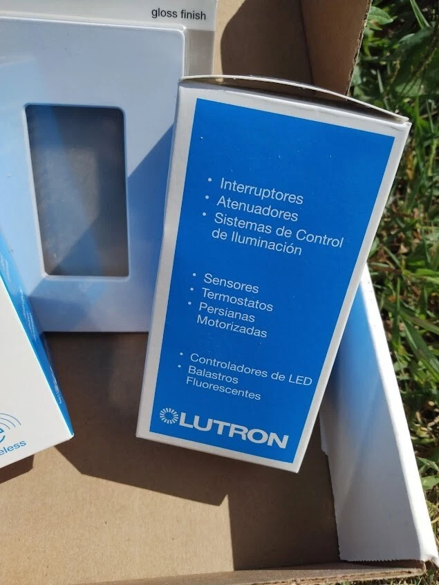 Lutron LRF2-OKLB-P-WH Wireless Sensor & Lutron 120/277V Maestro Wireless Switch - Image 4 of 4