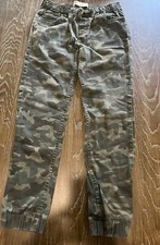 Levi's Youth Cotton Tapered Twill Joggers Camouflage Kids Pants Size 14