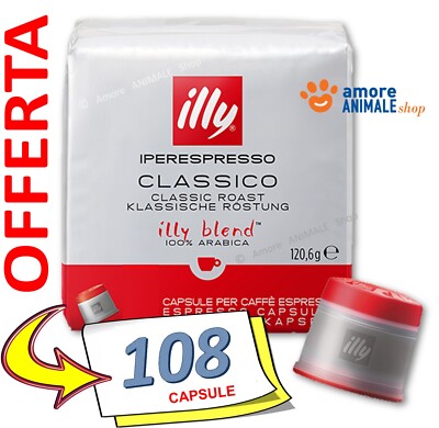 Espresso Illy Iperespresso   72/108/216/324 Kaffee Kapseln - Roast Classic