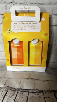 Sk*p All Natural Face and Body Cleanser & Moisturizer Set 10 oz(D64)