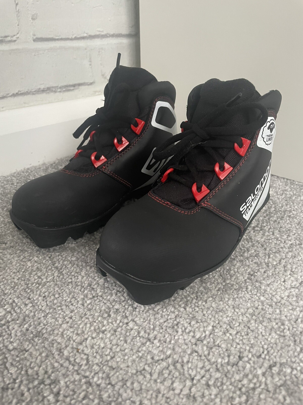 Scarponi da sci Salomon Team Prolink Junior fondo nordico bambini UK 12 EU 30 5