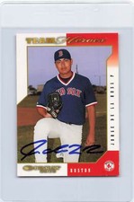 2003 Donruss Team Heroes #84 Jorge De La Rosa Red Sox Signed Auto *J1770