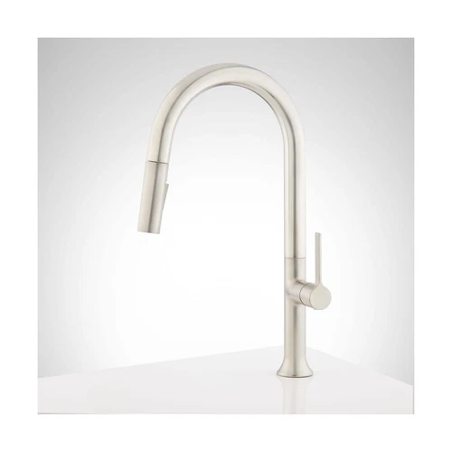 Signature Hardware 450079 Bok 1.8 GPM Single Hole Pull Down Kitchen Faucet - ... - Picture 5 of 9
