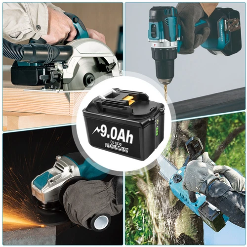 2-Pack 9.0Ah 6.0Ah 5.0Ah For Makita 18V Li-ion Battery BL1850 BL1860 BL1830 LXT - Picture 3 of 18