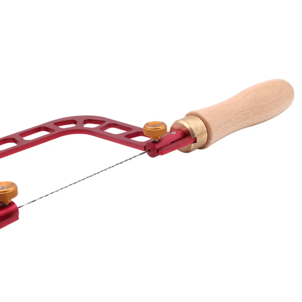 Coping Saw Woodworking Drawing Wire Saw Aluminum Alloy Frame Curve Saw with Diam - Image 4 of 4