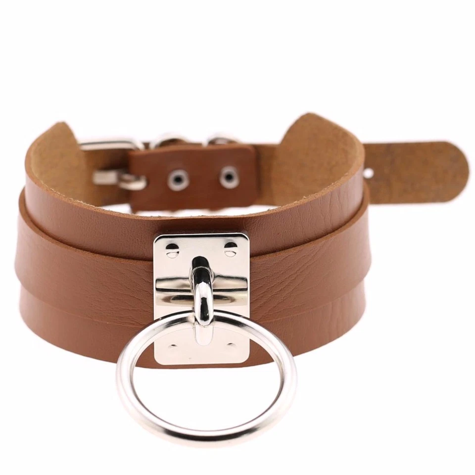 BONDAGE SEXE BDSM GRAND COLLIER ESCLAVE BOUCLE SADO SM COLLAR SLAVE SEX SOUMISE - Photo 2/4