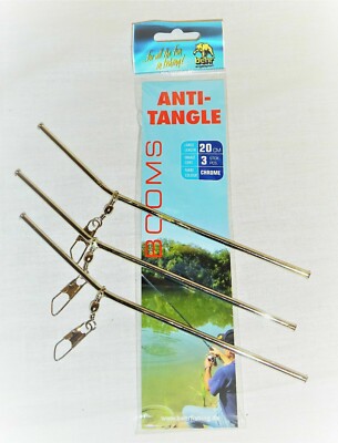 3 Stück 20 cm Anti Tangle Boom Chrome Behr Feeder Abstandshalter Futterkorb