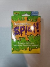 Edupress Subtraction Splat Flash Cards Facts ...