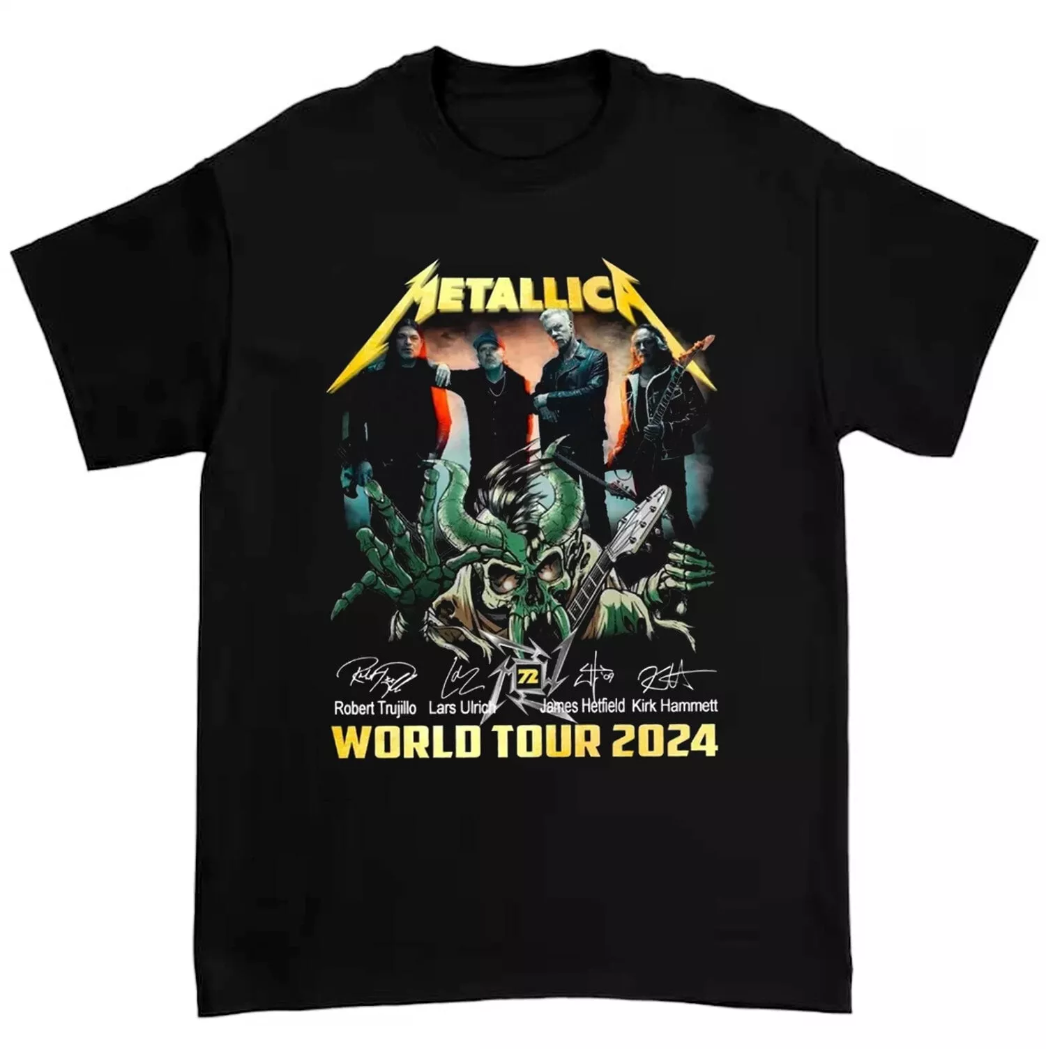 Metallica World Tour 2024 T Shirts, Metallica Shirt For Men Women All Size S-5XL