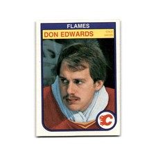 1982 O-Pee-Chee Don Edwards Calgary Flames #46