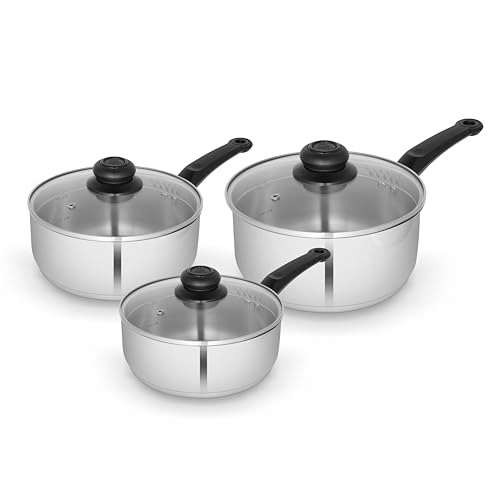 ​​Swan Townhouse 3 Piece Stainless Steel  Assorted styles , sizes 