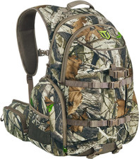 Hunting Backpack, Waterproof Camo Hunting Pack with Rain Cover, Long-Lasting Lar