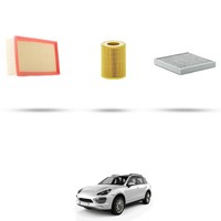 Hoffcar Set Service - 3 Filter Kompatibel Mit Porsche Cayenne Ii (958) 4.2 Gt