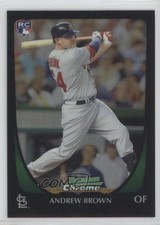 2011 Bowman Draft Chrome Refractor Andrew Brown #17 hg6