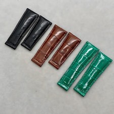 Cinturino in pelle di coccodrillo personalizzato adatto ai modelli Rolex Daytona 116515 116519