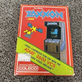 Zaxxon &ndash; Atari 2600 VCS &ndash; Complete in Box &ndash; Tested & Working