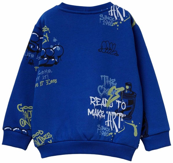 Kapuzen-Sweatshirt United Colors Of Benetton, Mehrfarbig, 4 Jahre, Modell-image