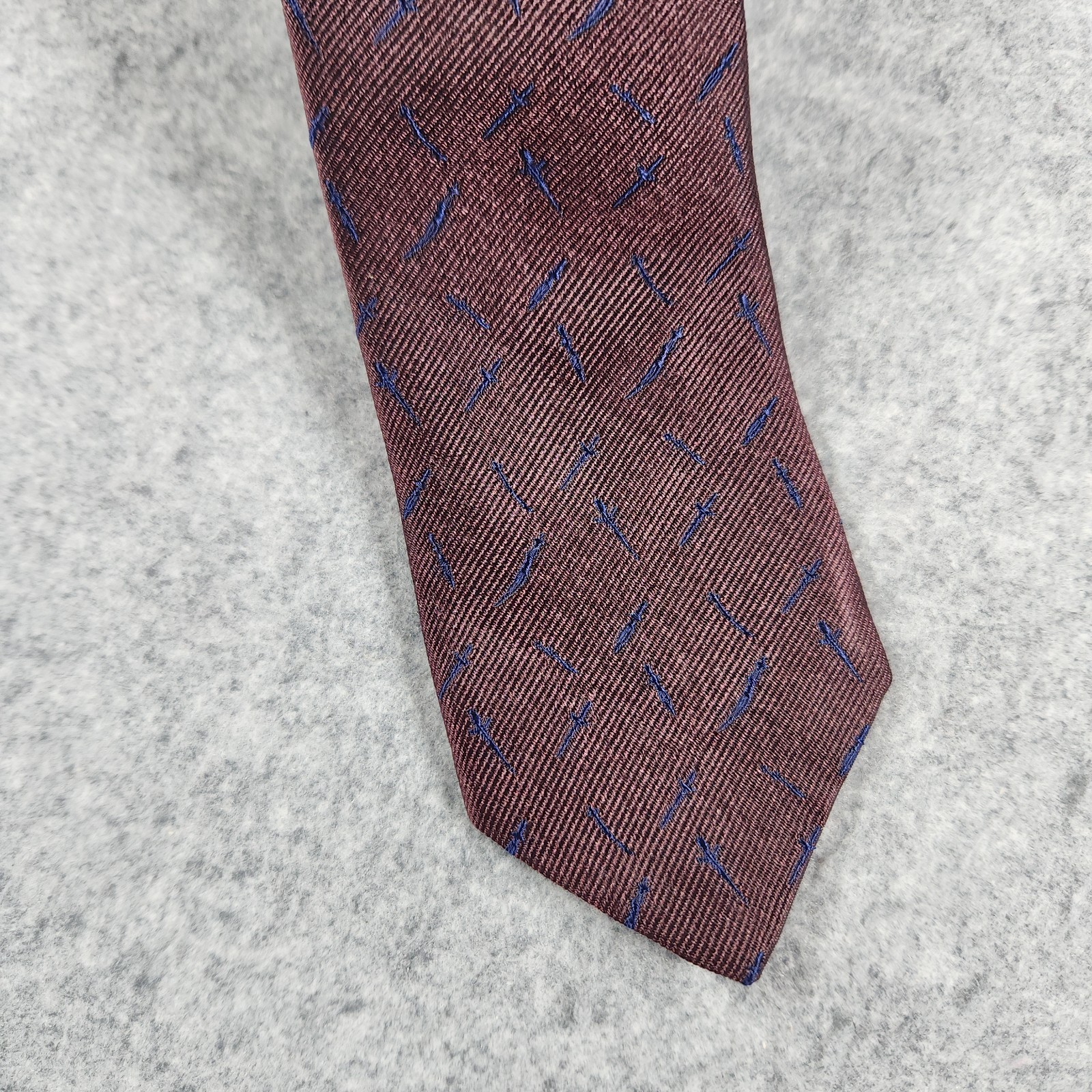 Rag & Bone HTF SWORD/Dagger Pattern Burgundy Blue… - image 2