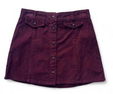 Urban Outfitters Burgundy Mini Skirt