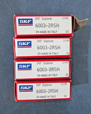 SKF 6003-2RSH Bearings Lot of 4