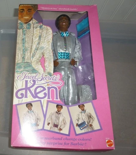 VTG 1986 Jewel Secrets Ken Doll African American -Mattel #3232 - NRFB