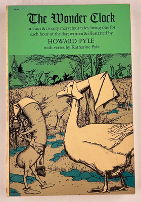 The Wonder Clock Howard Pyle 1965 Dover Paperback Fairy Tales Illustrated Art
