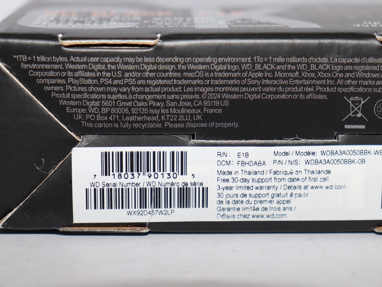 WD Black P10 5TB Portable External Game Hard Drive for PS4,PS5, XBOX, PC