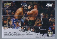 2022 Upper Deck AEW Match Dated Moments Grand Slam The Great Muta #GS-4