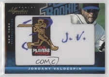 2012 Signature Series Rated Rookie MLBPA 42/299 Jordany Valdespin Patch Auto 0f8