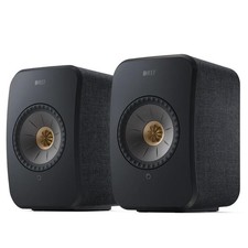 Wireless Active Bookshelf Speakers Carbon Black KEF LSX II LSXIIBL