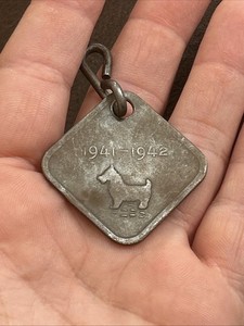 Antique 1941-1942 Washington DC Dog Tag #6936
