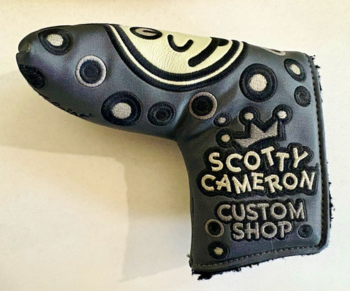 Scotty Cameron Custom Shop Jackpot Johnny Putter Headcover Gray Black White