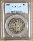 1917 WALKING LIBERTY HALF DOLLAR PCGS VG10 383808