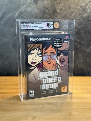SONY PLAYSTATION 2 - GTA - TRILOGY - VGA 85+ - SEALED - NO WATA