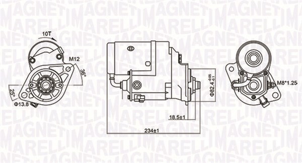 Magneti Marelli 063721154010 Anlasser FüR Toyota-image